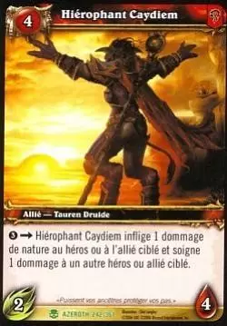 Héros d\'Azeroth - Hiérophant Caydiem