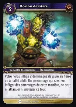 Héros d\'Azeroth - Horion de Givre