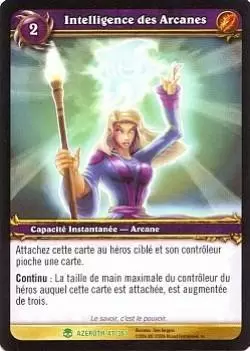 Héros d\'Azeroth - Intelligence des Arcanes