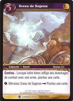 Héros d\'Azeroth - Sceau de Sagesse
