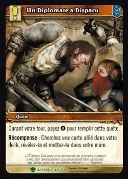 Héros d\'Azeroth - Un diplomate a Disparu