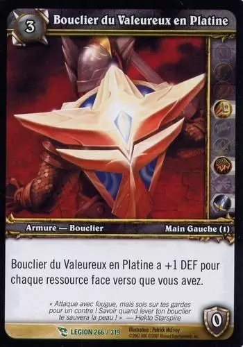 La Marche de la Légion - Bouclier du Valeureux en Platine