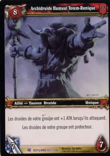 Les Feux de l\'Outreterre - Archidruide Hamuul Totem-Runique