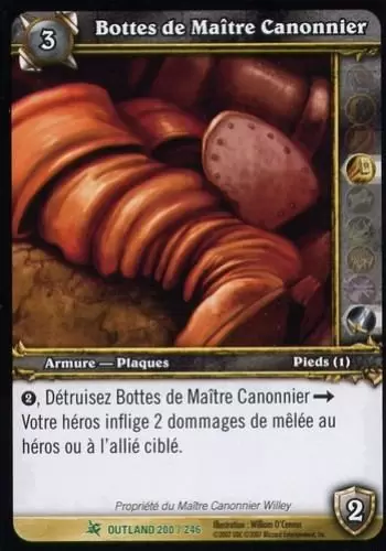 Les Feux de l\'Outreterre - Bottes de Maître Canonnier