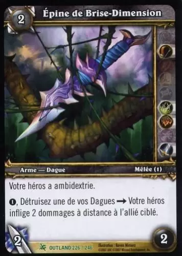 Les Feux de l\'Outreterre - Epine de Brise Dimension