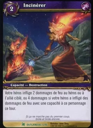 Les Feux de l\'Outreterre - Incinérer
