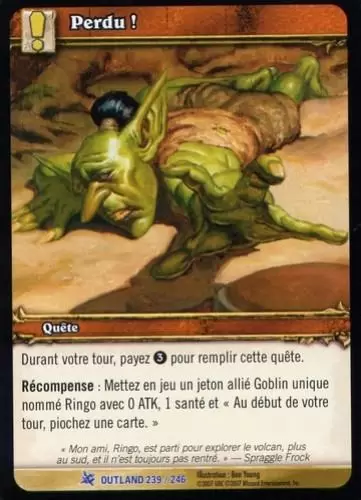 Les Feux de l\'Outreterre - Perdu !