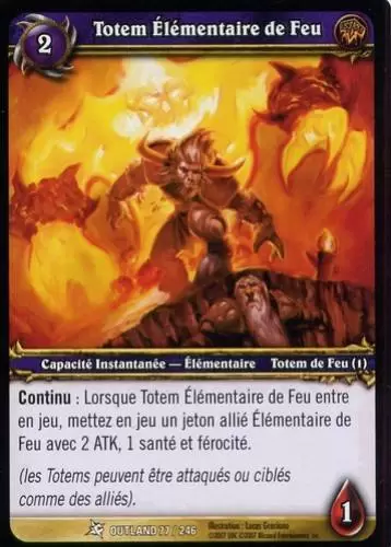 Les Feux de l\'Outreterre - Totem élémentaire de Feu