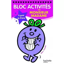 BLOC ACTIVITES  3 ANS MONSIEUR MADAME