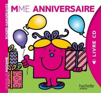 Aventures Monsieur Madame - Livre CD - Madame Anniversaire