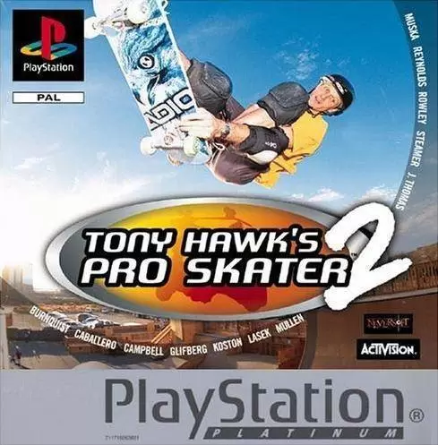 Jeux Playstation PS1 - Tony Hawk\'s Pro Skater 2 - PLATINIUM