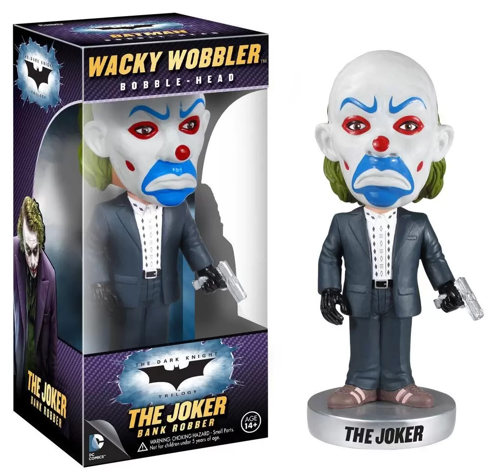 Wacky Wobbler DC Comics - DC Universe - The Dark Knight MOVIE - The Joker Bank Robber