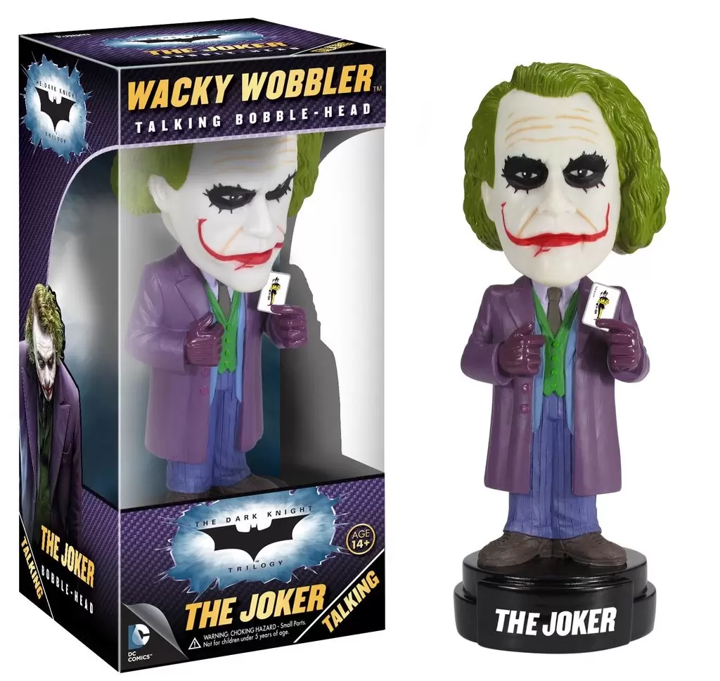 Wacky Wobbler DC Comics - DC Universe - The Dark Knight MOVIE - The Joker (Talking)