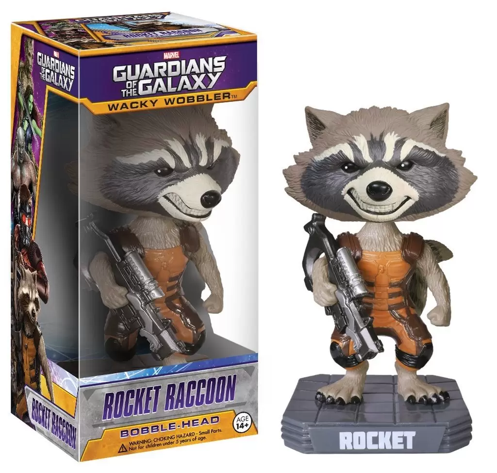Wacky Wobbler Marvel - Marvel - Guardians of the Galaxy - Rocket Raccoon