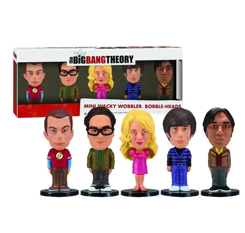 Mini Wacky Wobbler - The Big Bang Theory 5 Pack