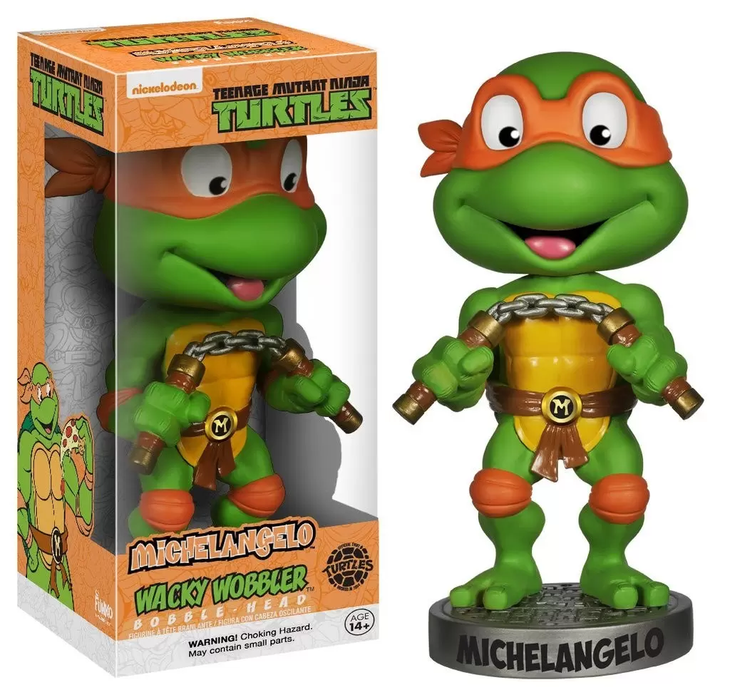 Wacky Wobbler Cartoons - Teenage Mutant Ninja Turtles - Michelangelo