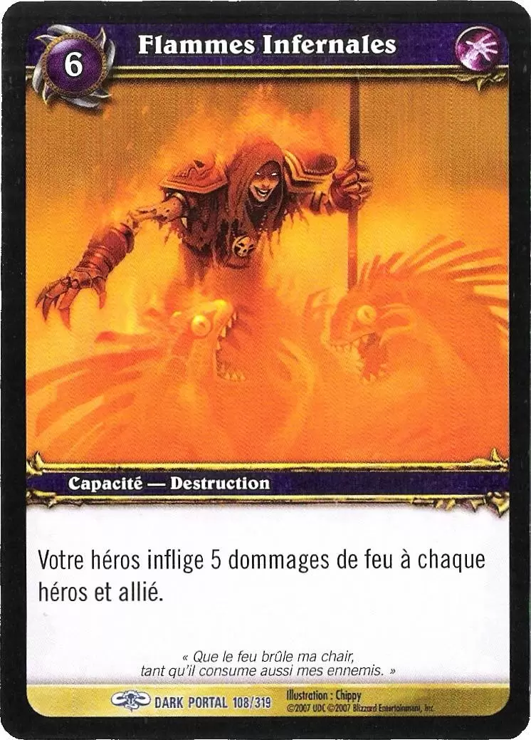 À travers la Porte des Ténèbres - Flammes Infernales
