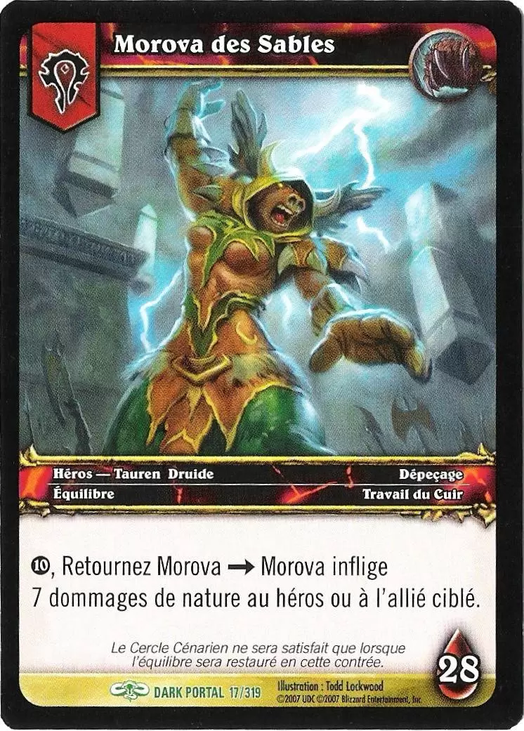 À travers la Porte des Ténèbres - Morova des sables