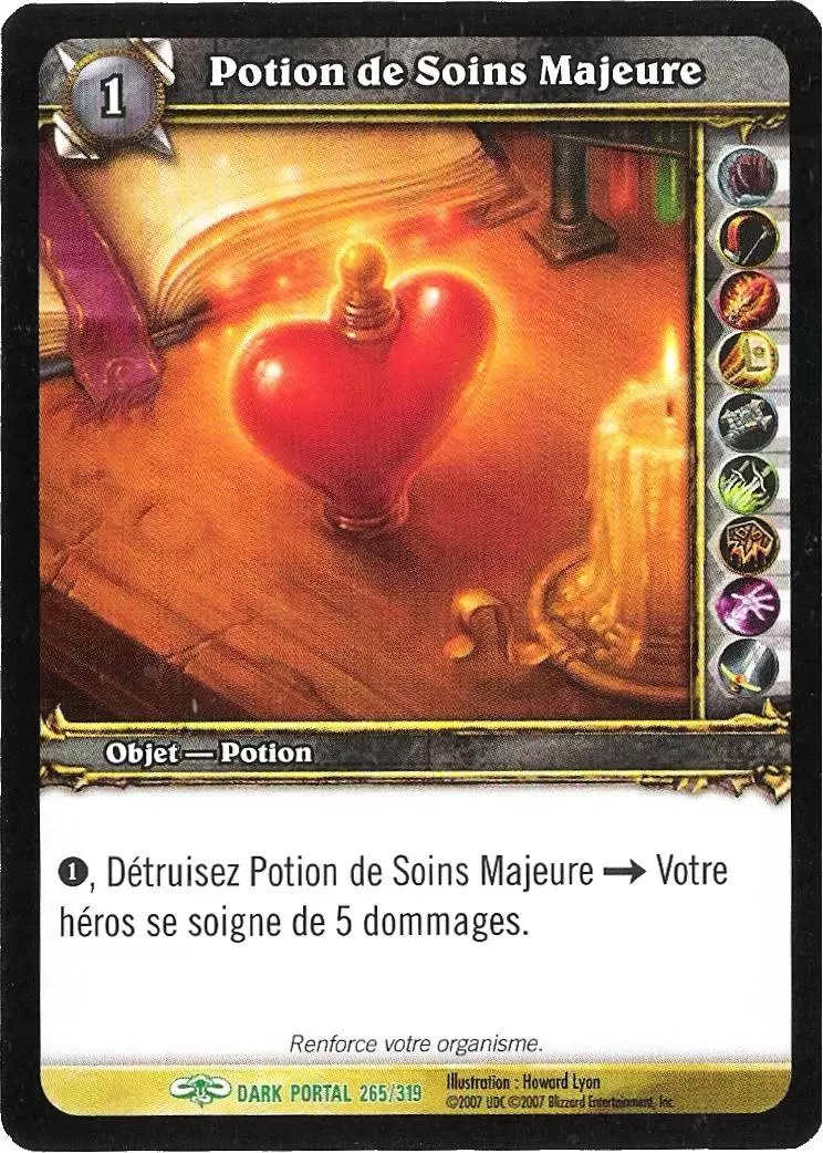 À travers la Porte des Ténèbres - Potion de Soins Majeure