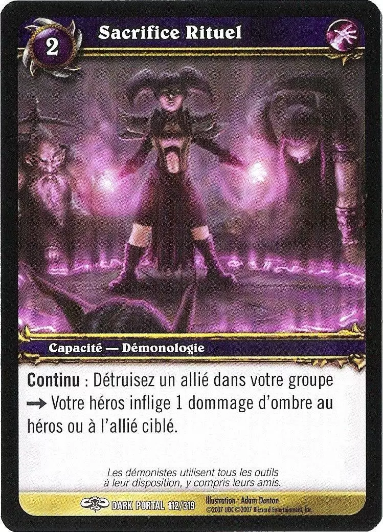 À travers la Porte des Ténèbres - Sacrifice Rituel