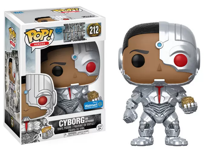 POP! Heroes - Justice League - Cyborg and Motherbox