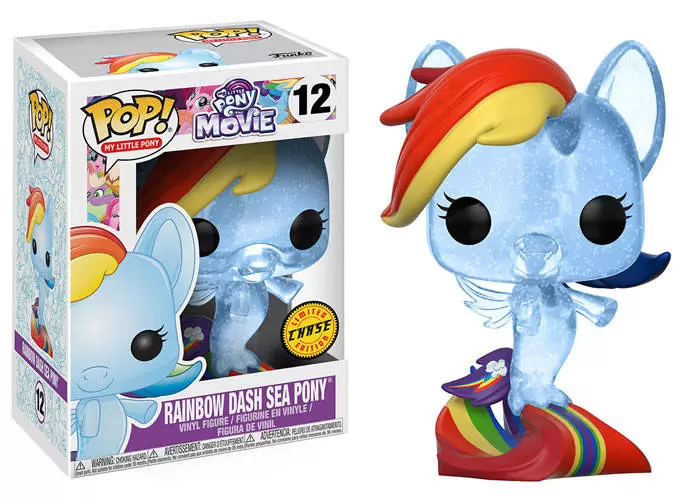 POP! My Little Pony - My Little Pony The Movie - Rainbow Dash Sea Pony Translucent