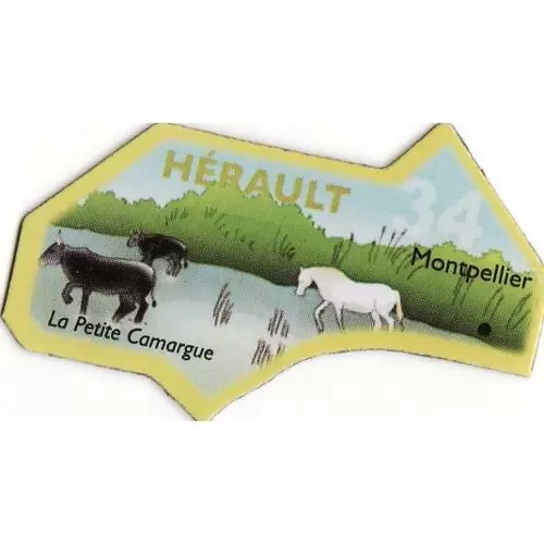 Magnets LE GAULOIS : Départ\'Aimant (Ancienne collection) - 34 - Hérault