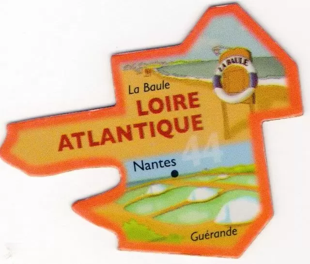 Magnets LE GAULOIS : Départ\'Aimant (Ancienne collection) - 44 - Loire-Atlantique