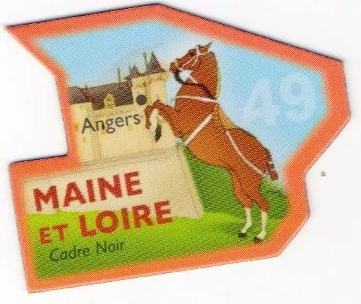 Magnets LE GAULOIS : Départ\'Aimant (Ancienne collection) - 49 - Maine-et-Loire