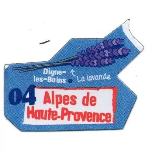 Magnets LE GAULOIS : Départ\'Aimant (Nouvelle collection) - 04 - Alpes-de-Haute-Provence