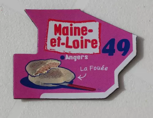 Magnets LE GAULOIS : Départ\'Aimant (Nouvelle collection) - 49 - Maine-et-Loire