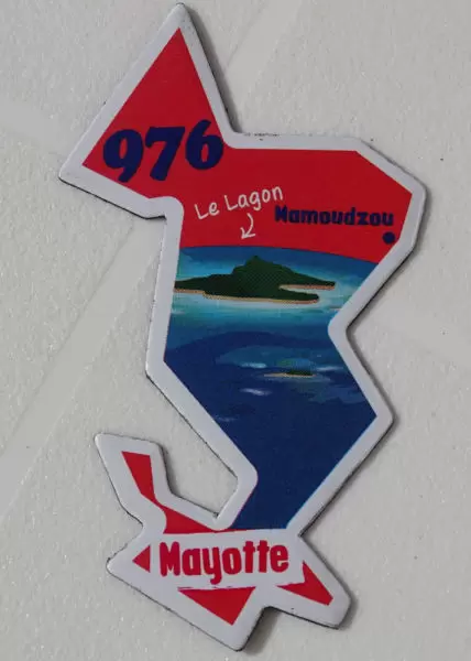 Magnets LE GAULOIS : Départ\'Aimant (Nouvelle collection) - 976 - Mayotte