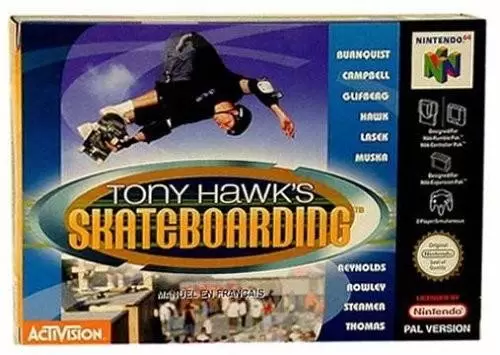 Nintendo 64 Games - Tony Hawk\'s Skateboarding