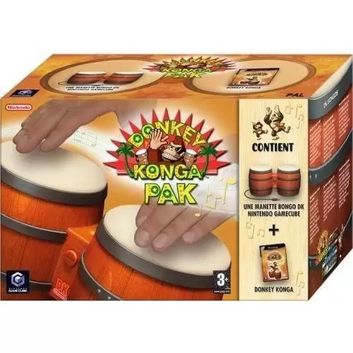 Nintendo Gamecube Games - Donkey Konga PAK