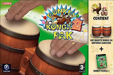 Jeux Gamecube - Donkey Konga 2 PAK