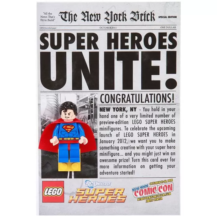 LEGO DC Comics Super Heroes - Superman (NYCC 2011 exclusive)
