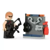 Hawkeye with equipment