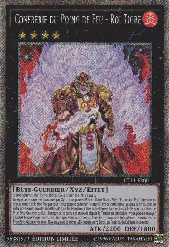 Mega Tin 2014 CT11 - Confrérie du Poing de Feu - Roi Tigre