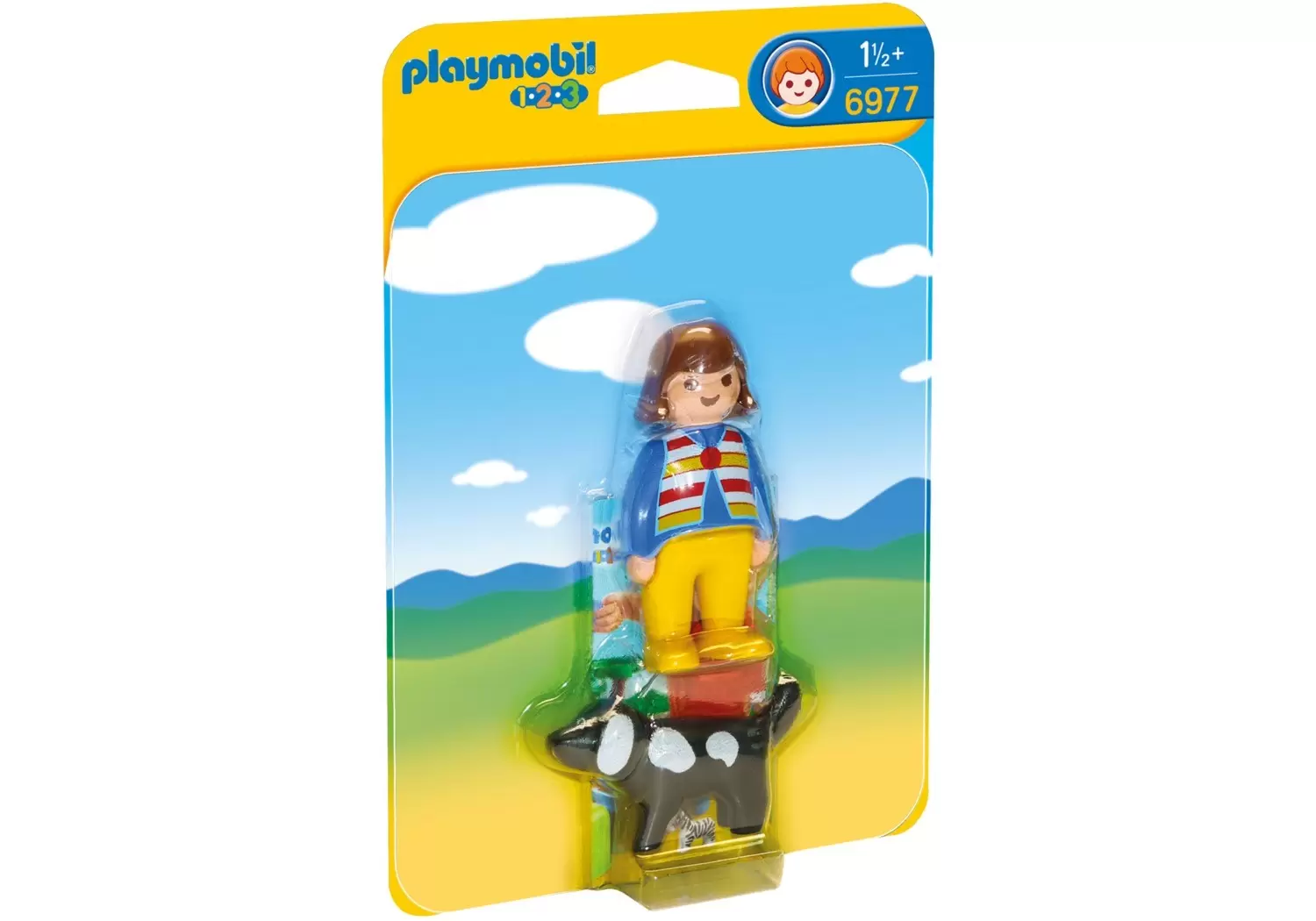 Playmobil 1.2.3 - Femme avec chien