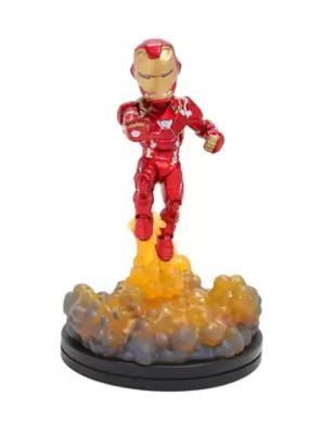 Q-Fig Action Figures - Iron Man Light-Up Q-Fig FX Diorama