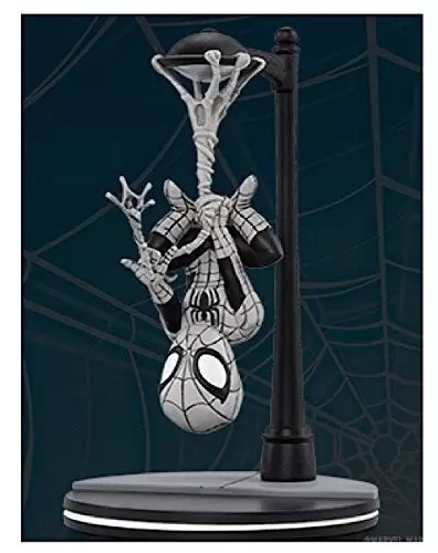 Q-Fig Action Figures - Spider-Man Q-Fig Black and White