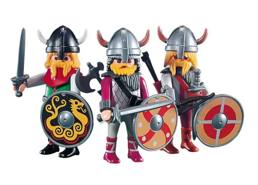 Playmobil Vikings - 3 Brave Vikings