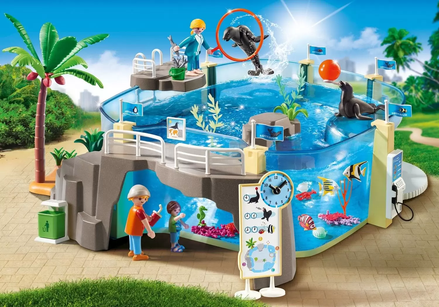 Playmobil Parc Animalier - Aquarium marin