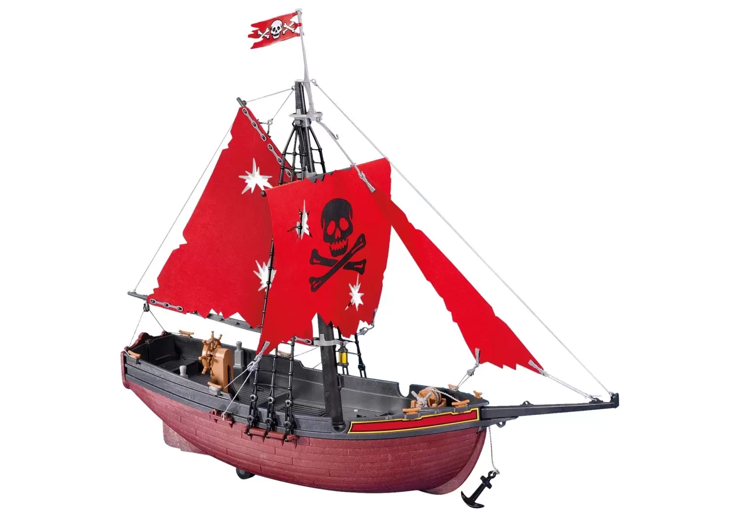 Playmobil Pirates - Bateau Corsaire Rouge