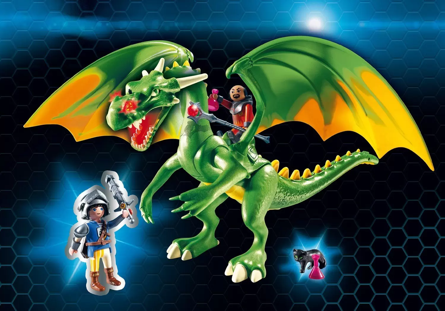 Playmobil Super 4 - Kingsland Dragon with Alex