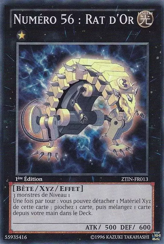 Tin Collection Zexal 2013 ZTIN - Numéro 56 : Rat d\'Or