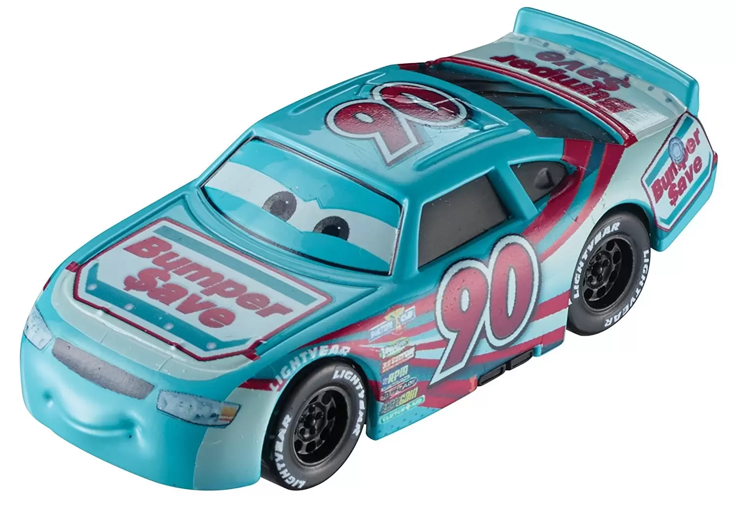 Die-Cast Vehicle Mattel DXV66 Disney/Pixar Cars 3 Ponchy Wipeout Bumper Save 