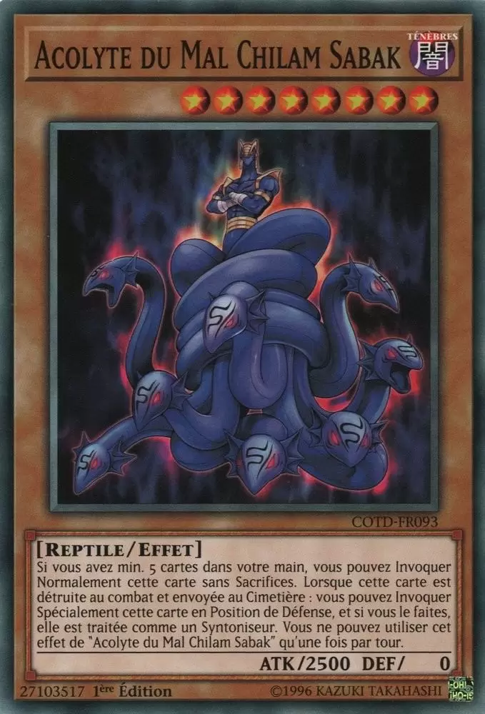Le Code du Duelliste COTD - Acolyte du Mal Chilam Sabak