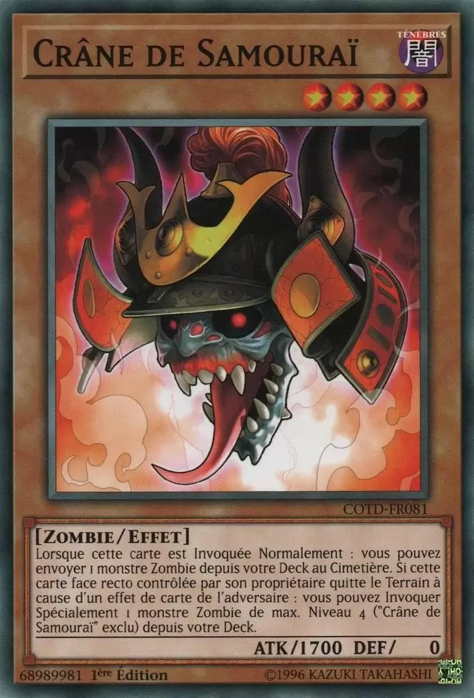 Le Code du Duelliste COTD - Crâne de Samouraï