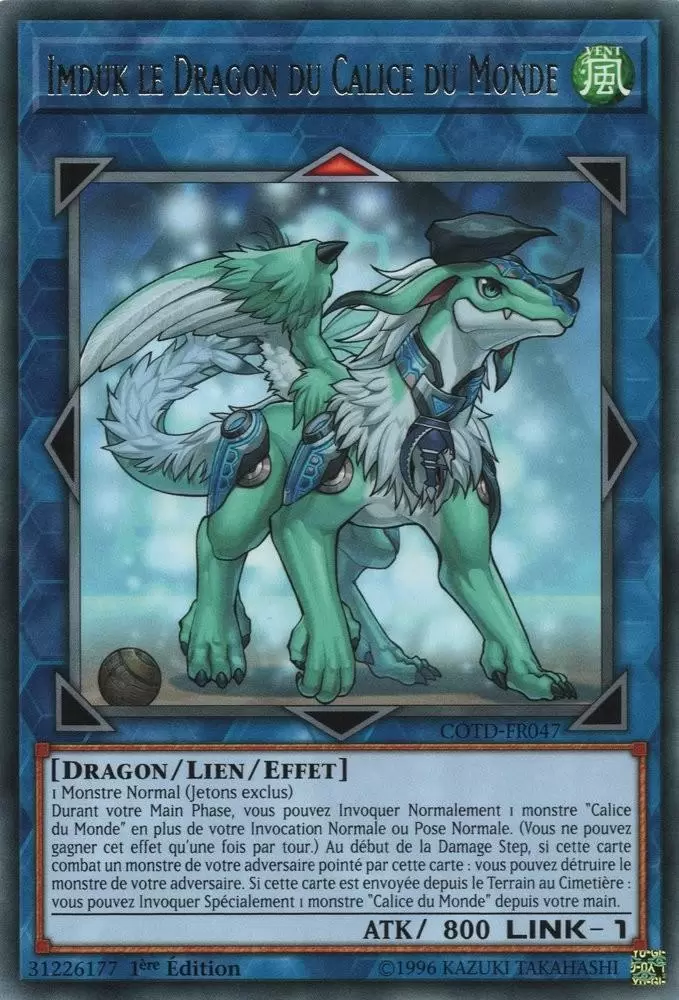 Le Code du Duelliste COTD - Imduk le Dragon du Calice du Monde